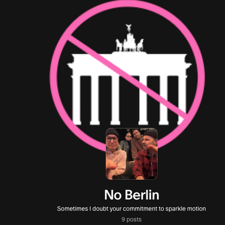No Berlin on Patreon
