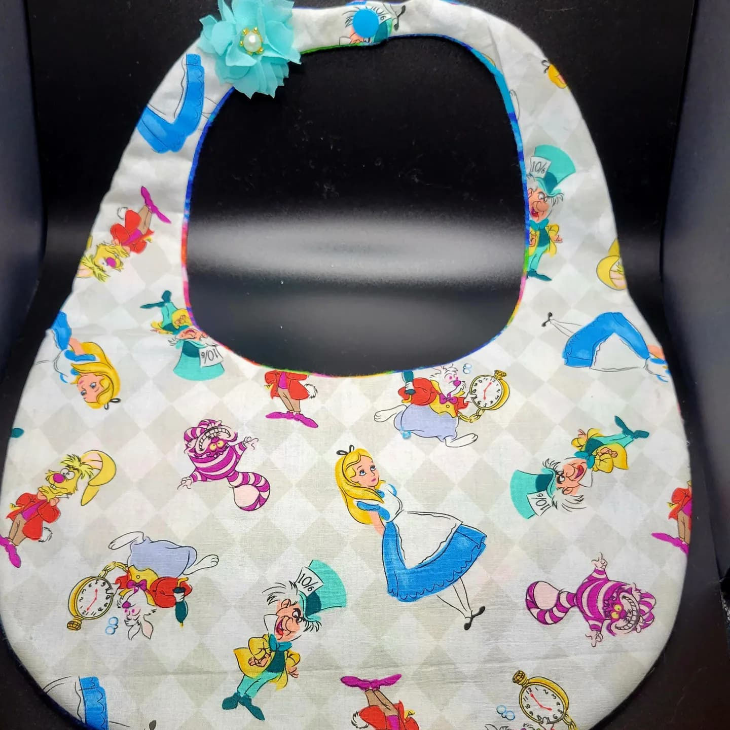 alice in wonderland bib