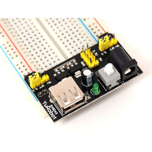 Miniatura: Mini fuente para protoboard 3.3v y 5.5v