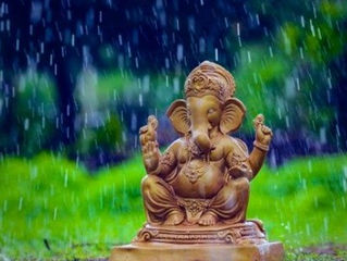 Under the leaking bamboo canopy of time, life is a clay Ganesha!