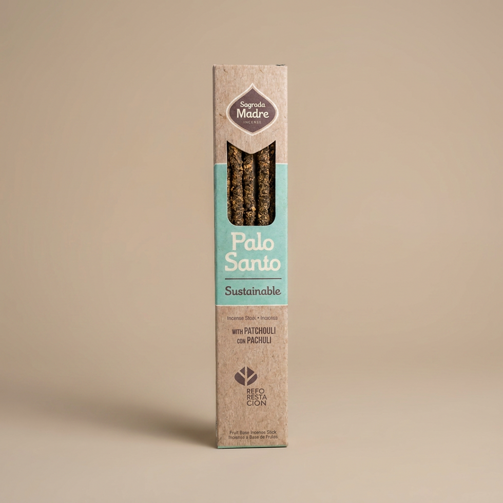 Palo Santo Räucherstäbchen mit Patchouli von Sagrada Madre