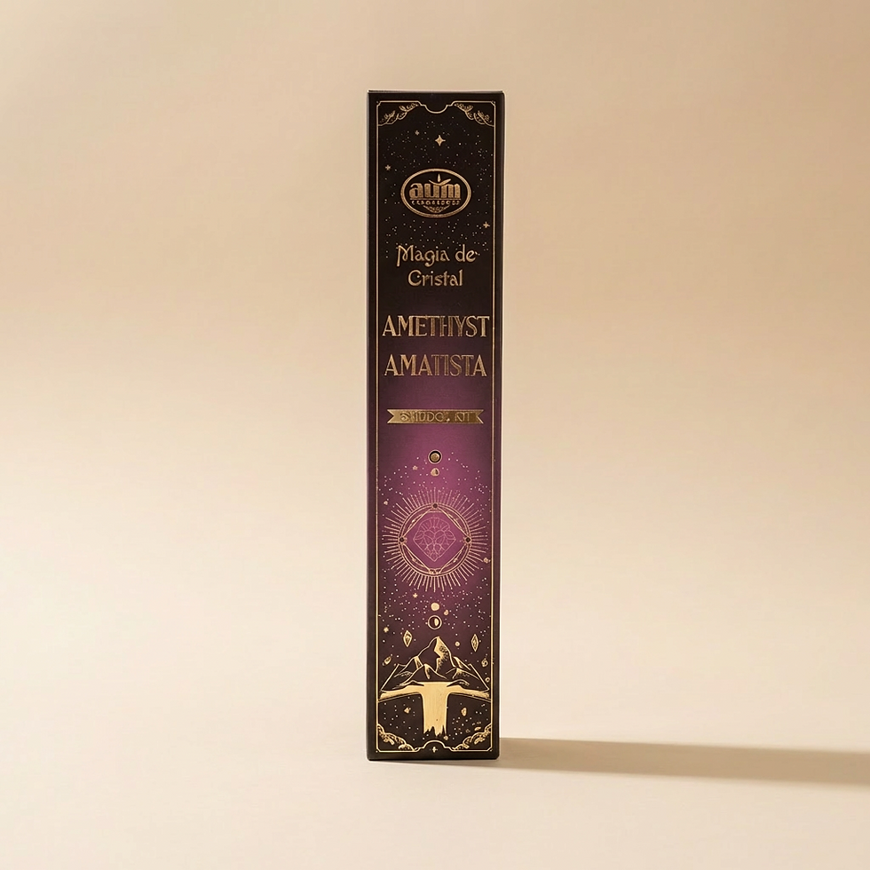 AUM Crystal Magic Räucherstäbchen mit Amethyst