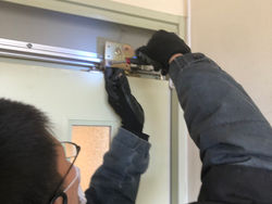 開かない室内錠 筑西市