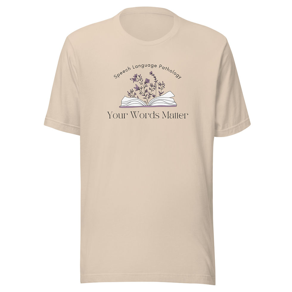 Miniatura: All Care Therapies Speech Therapy Shirt