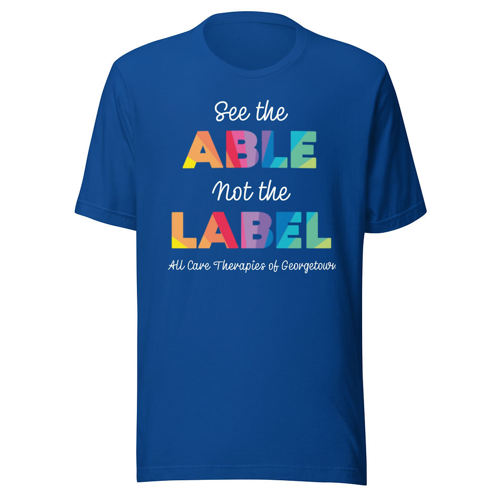 Thumbnail: All Care Therapies See the Able Shirt