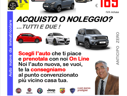 SCEGLI L'AUTO CHE TI PIACE !!!