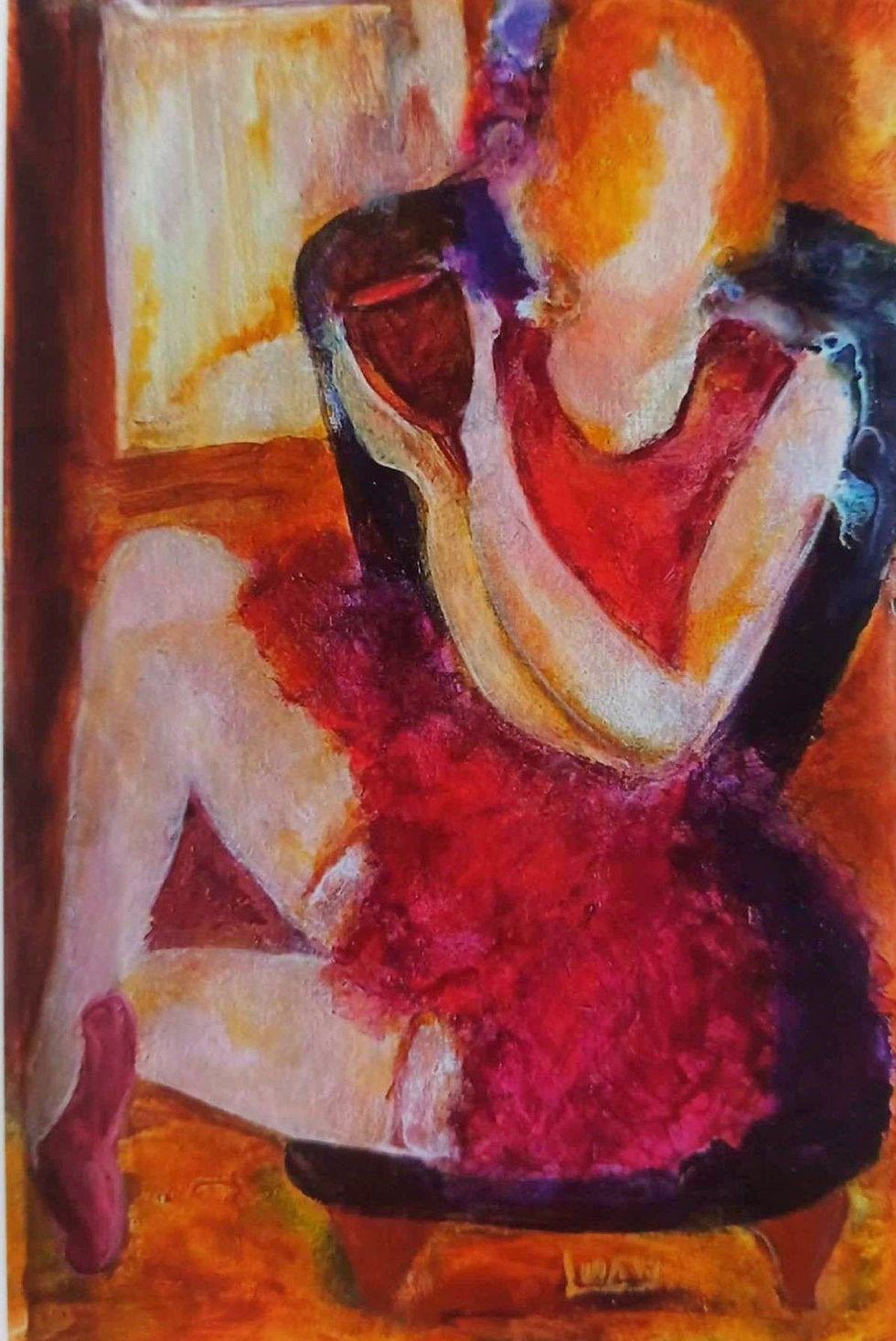 Bastidores - 59 x 40 cm - por Luah Jassi