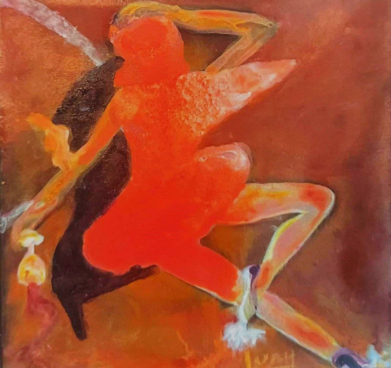 Descansando Pensamento - 35 x 34 cm - por Luah Jassi