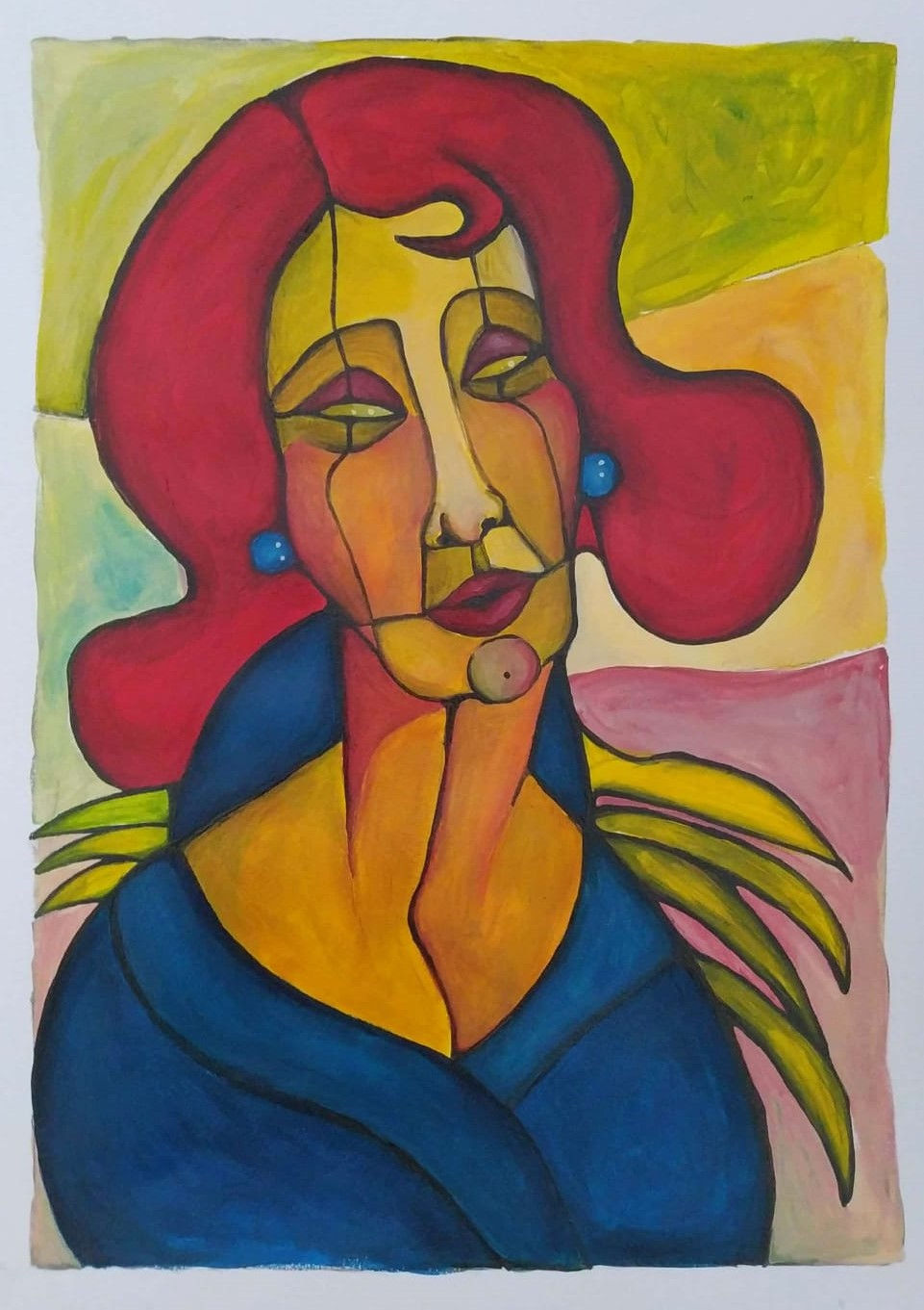 A mulher Pássaro-30x40 cm - por Ligia Barbosa