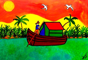 Cristian Araujo- O Jangadeiro- 50X70-AST