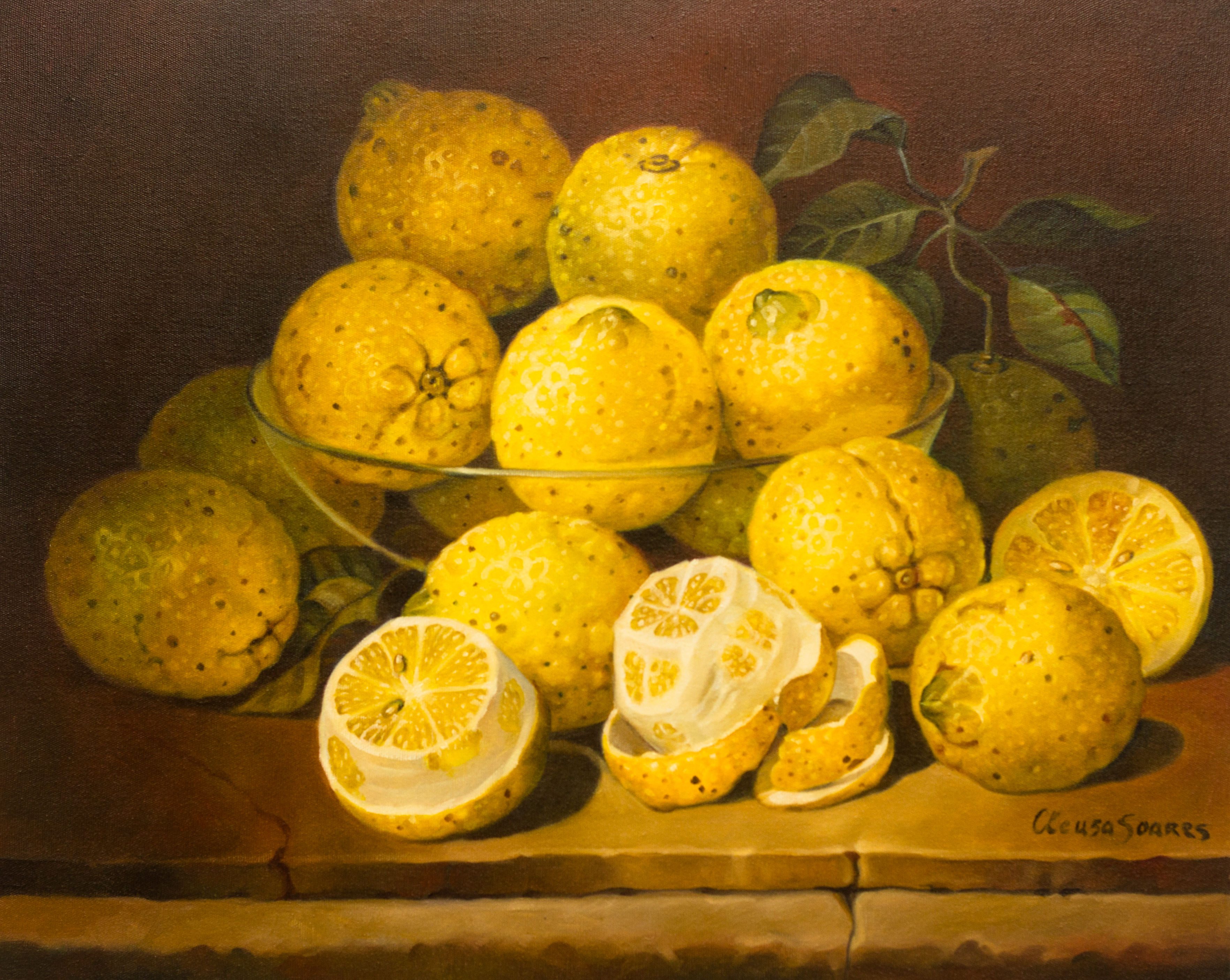 Limões Sicilianos - 40 x 50 cm - por  Cleusa Soares