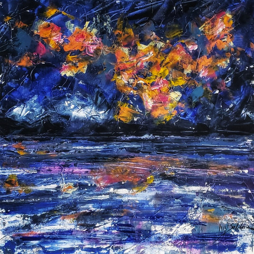 Ivy Soldera-Entardecer- 40X40- AST-2019-