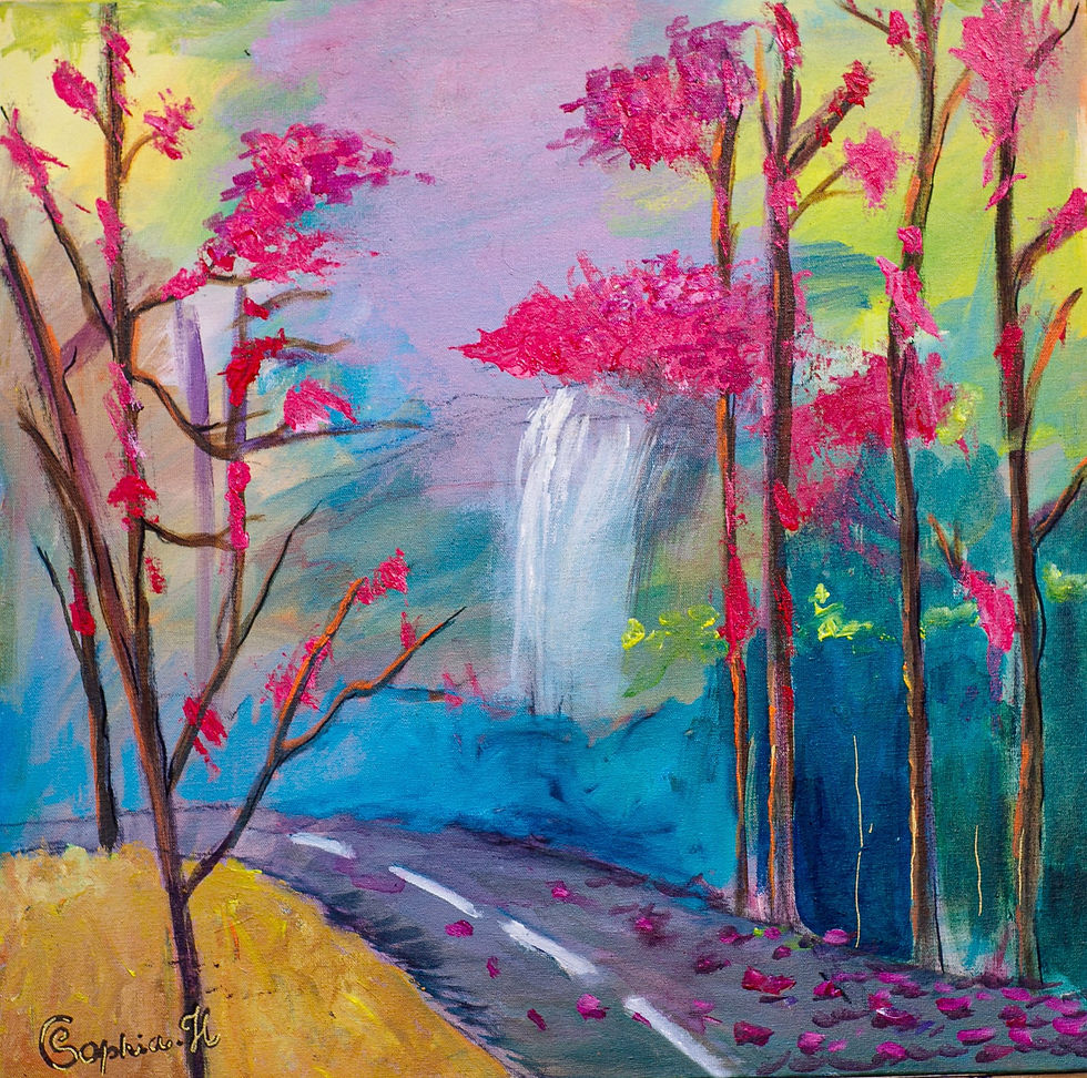 O bosque - 40x40 cm - por Sophia Helena