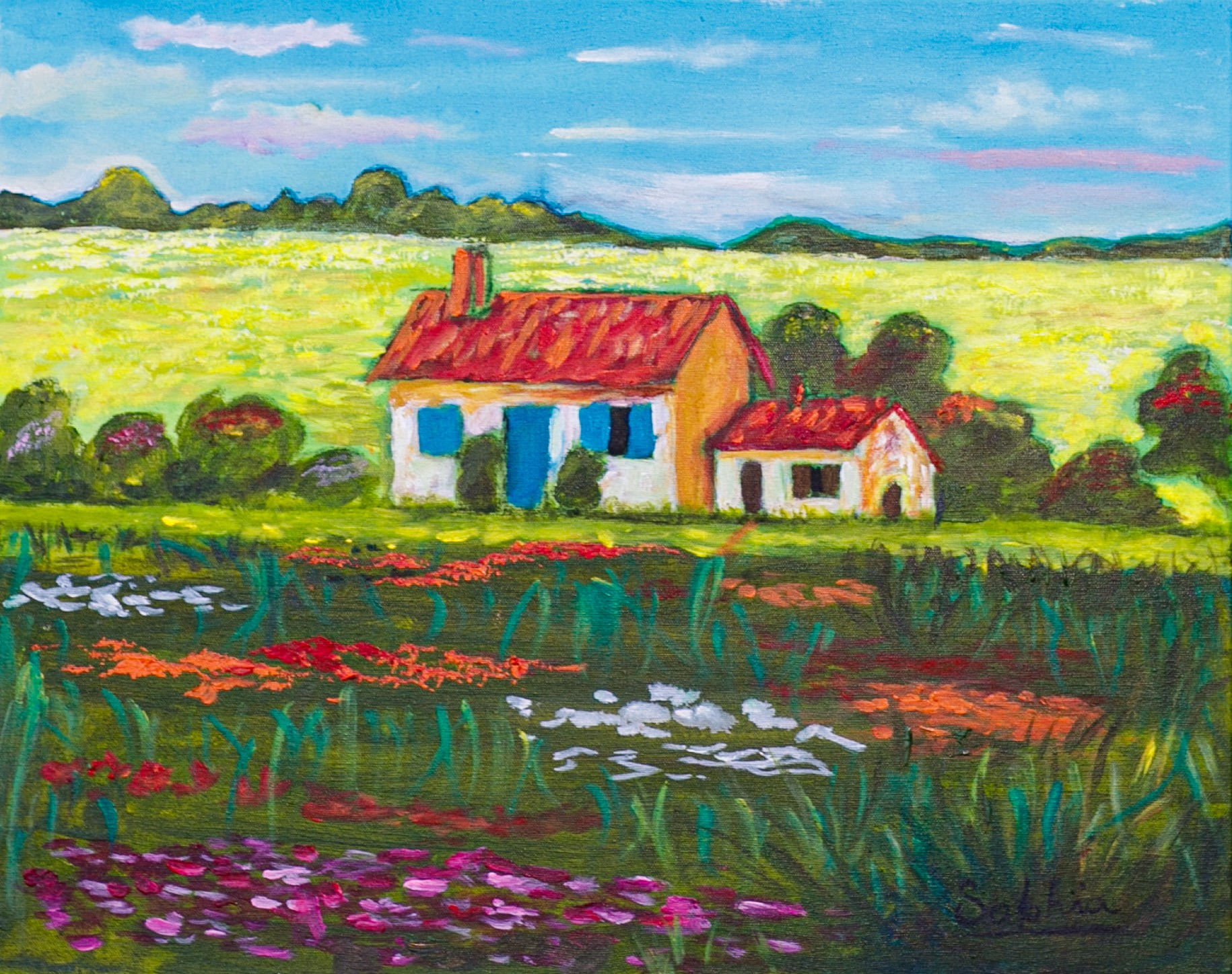 A Casa de Friburgo - 41x33 cm - por Sophia Helena