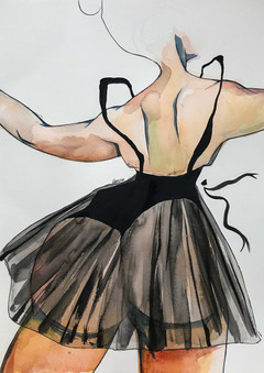SarahLörenk,AbailarinaPerfeita,42x59cm,