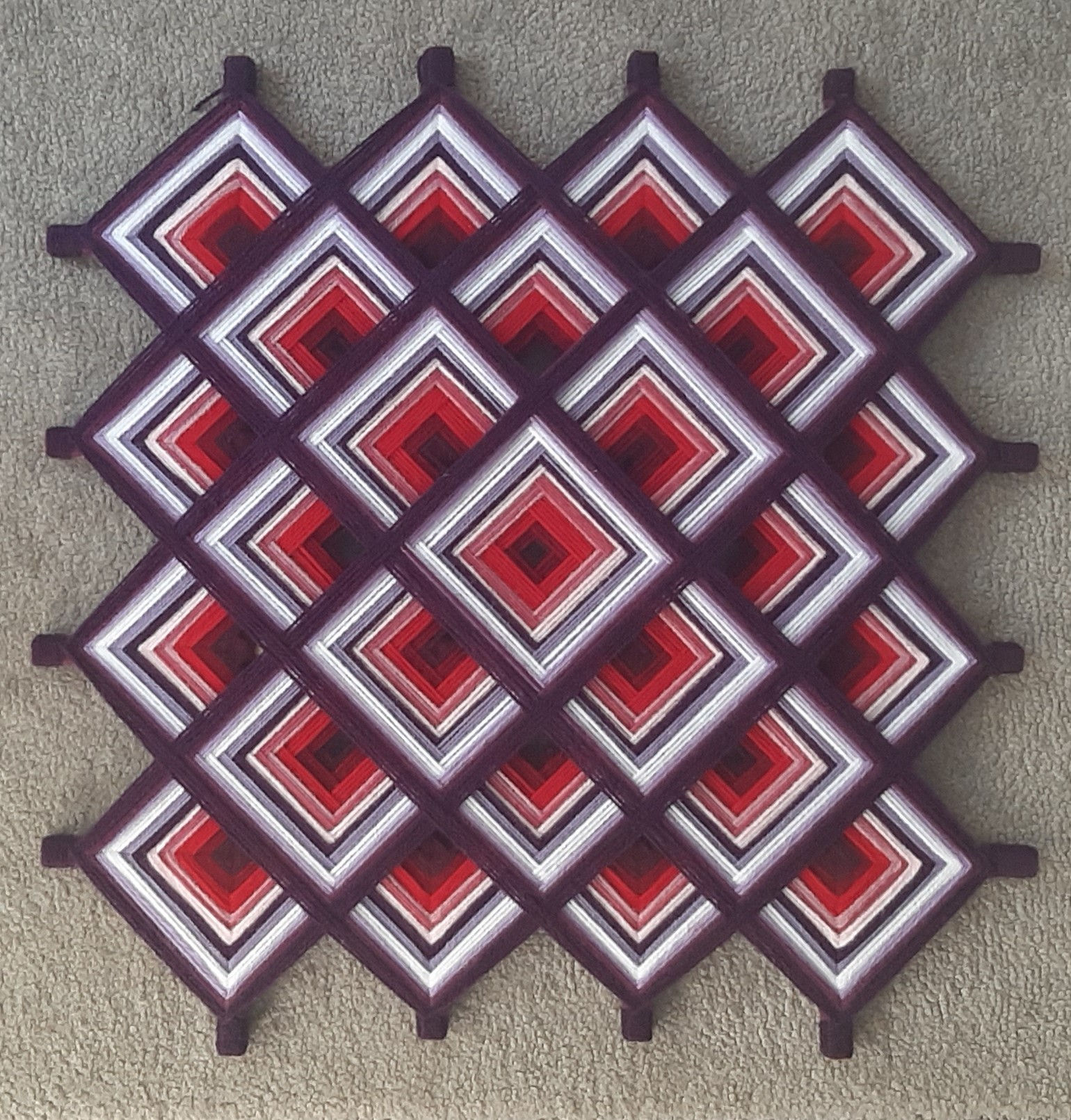 Lilás - 50 x 50 cm - por Marcos Félix