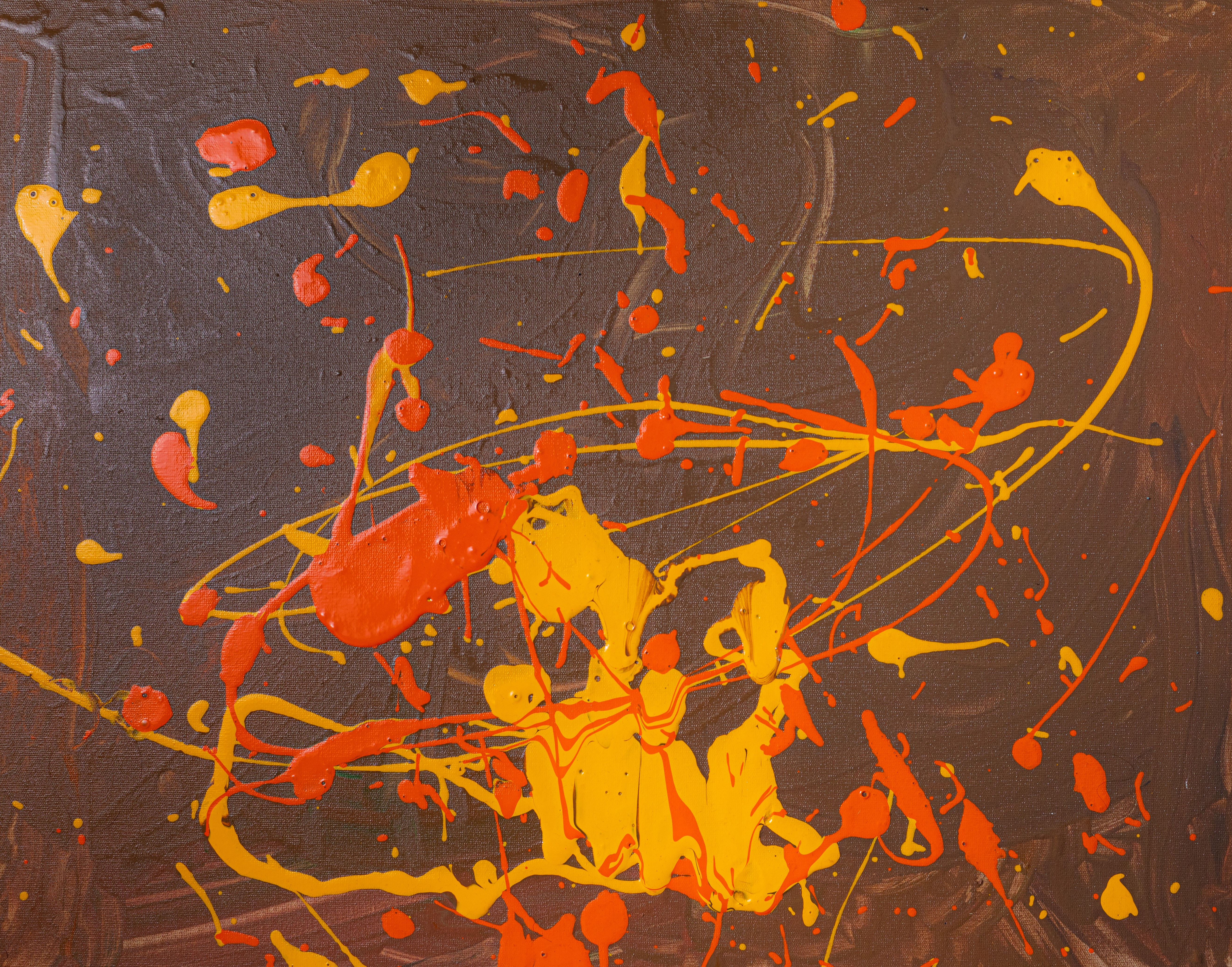 O gato e o Cachorro  - 40 x 50 cm - por Manuela