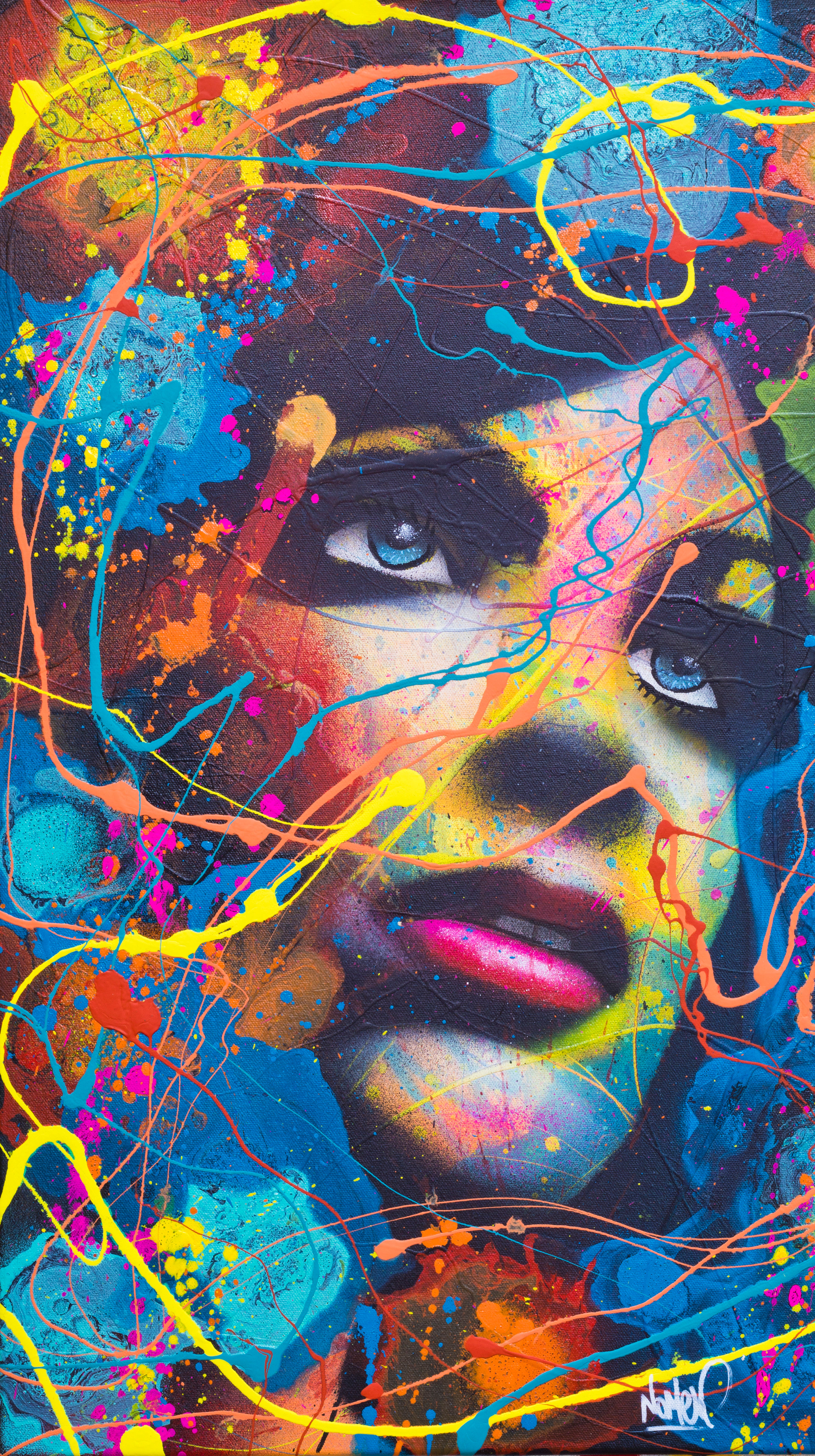 Cosmic Love - 70 x 40 cm -por Nomen