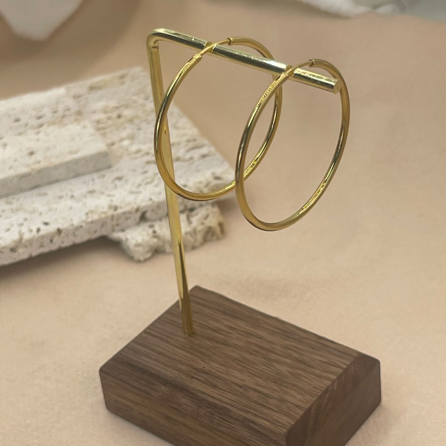 Aurora Classic Gold Hoops