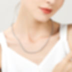 Thumbnail: Sterling Pulse Chain Necklace