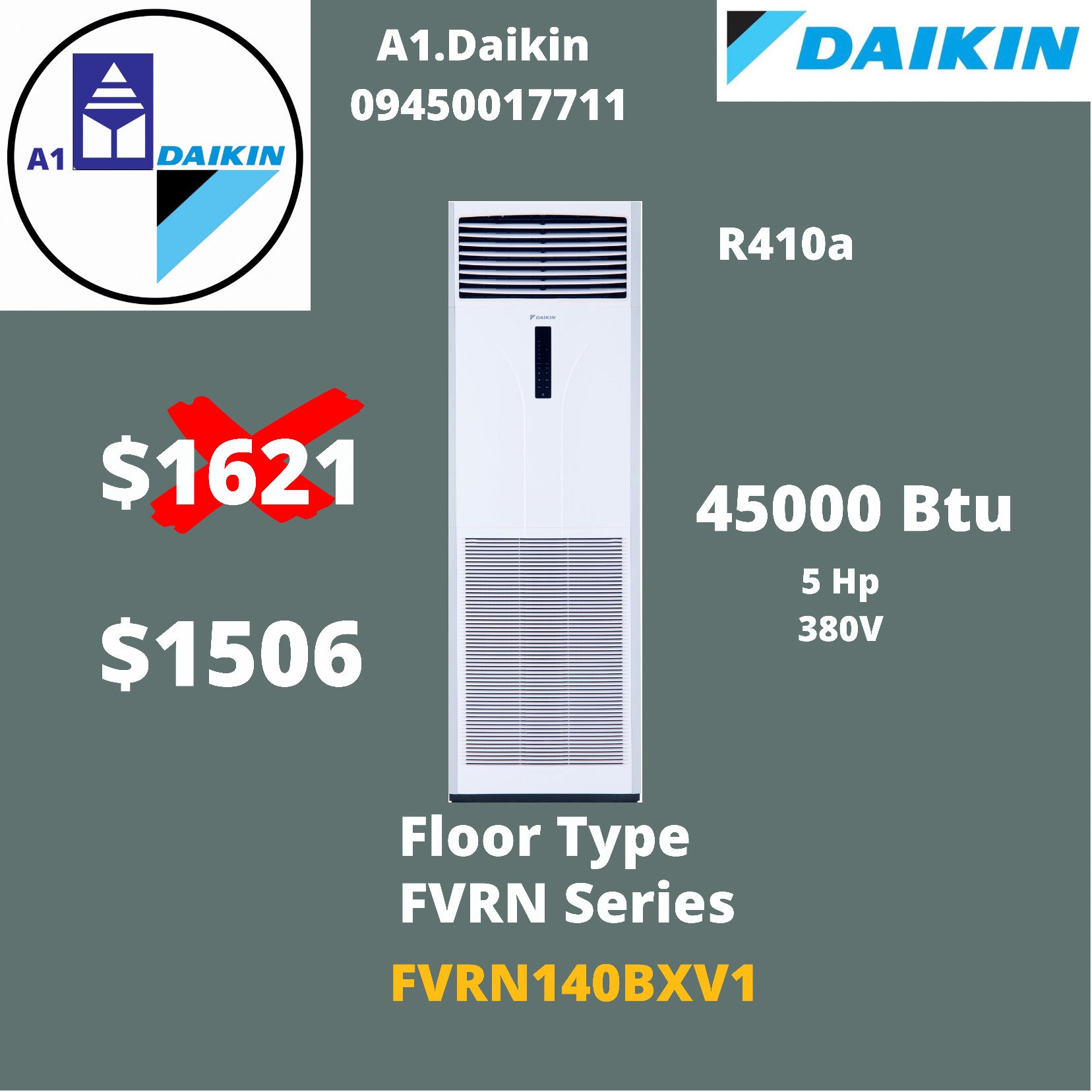 Daikin R410a Floor type