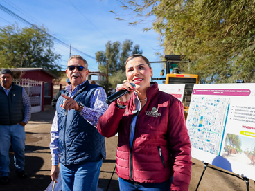 INICIA GOBERNADORA MARINA DEL PILAR OBRAS EN ZONA PRIORITARIA DE MEXICALI