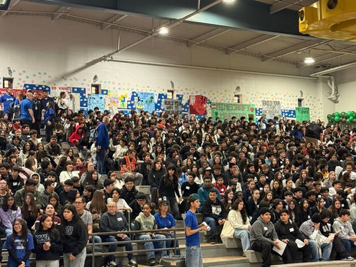 Rialto High Spirit shines at freshman welcome rally