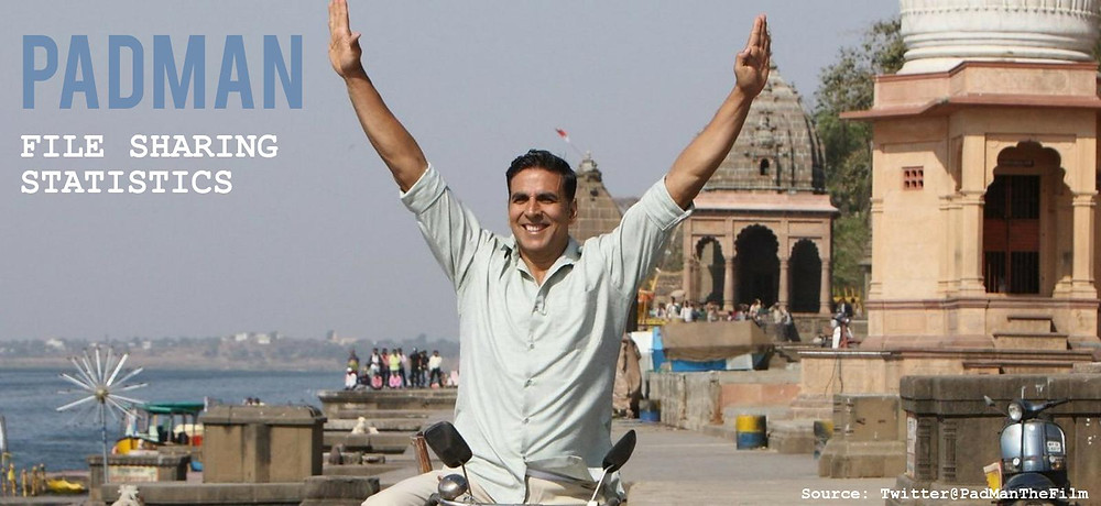 TECXIPIO Infographic. How popular is Akshay Kumar's latest Hindi movie 'Padman'? The man on the picture is the famous Indian actor Akshay Kumar