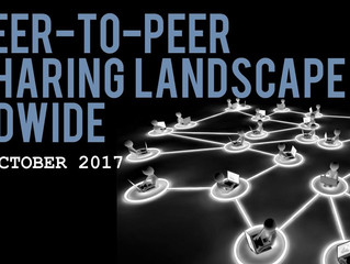 File sharing landscape 2017: Where did peer-to-peer network users share which files during 2017?
