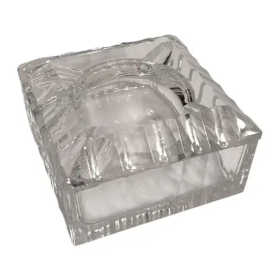 Caixa cigarreira em cristal