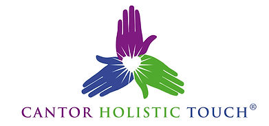Ein Bild der Seite innereslicht.net. Es zeigt das Symbol von Cantor Holistic Touch - drei Hände in den Farben blau, grün, violett, die sich am Handballen berühren. In der Mitte aller drei Hände ist ein leuchtendes weißes Herz zu sehen.