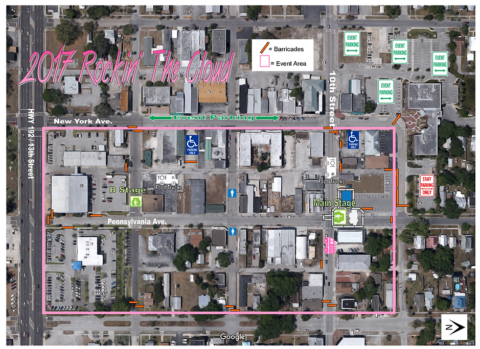 Downtown St. Cloud event map