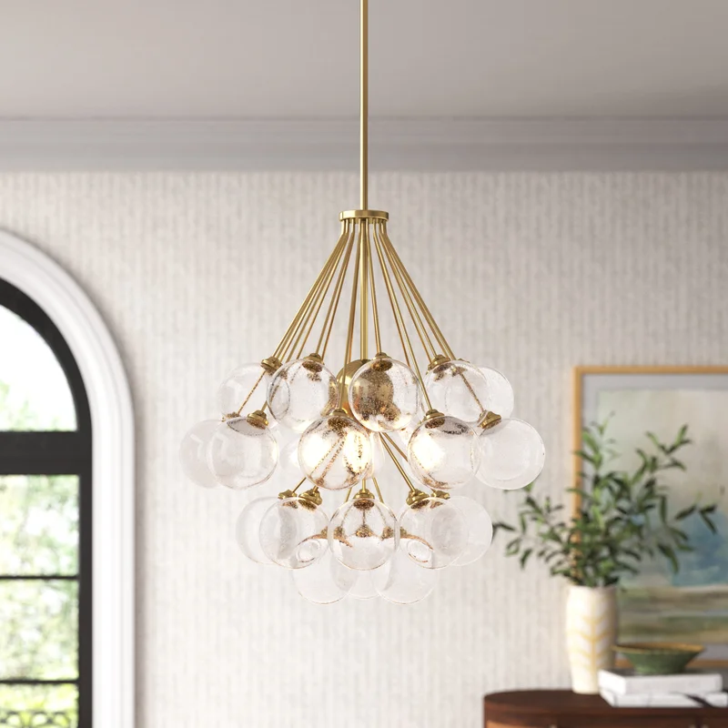Logan 3 - Light Dimmable Sphere Chandelier 10 Shalom Blac Home Decor Must-Haves
