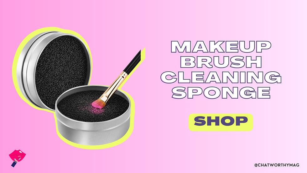 game-changing makeup tools the makeup brush cleaning sponge by ChatworthyMag.com