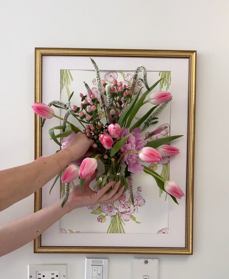 The Viral Framed Floral Arrangement