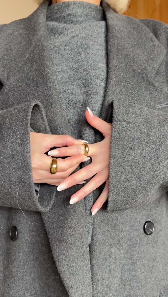 Rebecca Jackson Is Out Here Making Grey the Moment - Steal Her Grey Winter Fit Aesthetic
