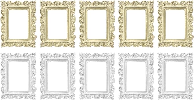 Mini Vintage Resin Frames for Fridge Decor
