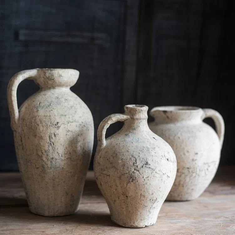 Remie Handmade Cement Table Vase 10 Shalom Blac Home Decor Must-Haves