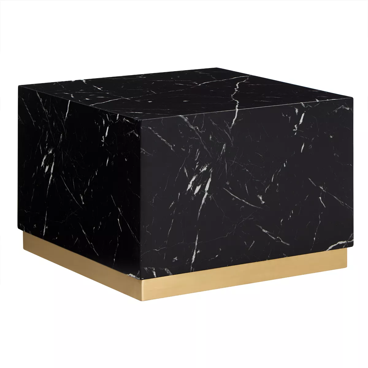 10 Shalom Blac Home Decor Must-Haves Devoe Faux Marble Square Coffee Table