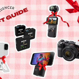 Holiday Gift Guide for Influencers Who Always Need Content