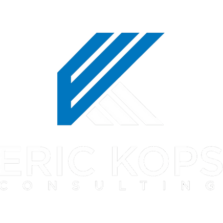 Eric Kops Consulting Whtie and Blue No B