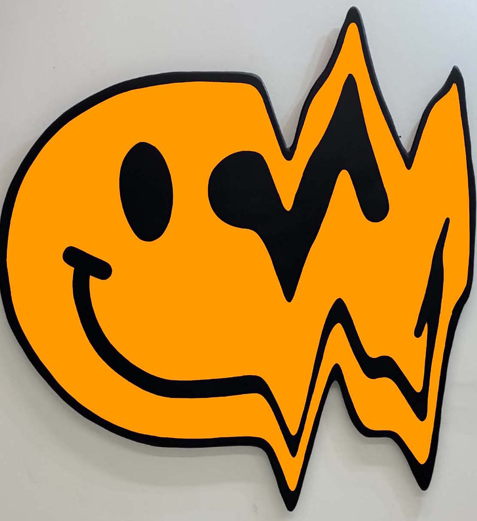 Thumbnail: "Glitch Smiley" Original Painting