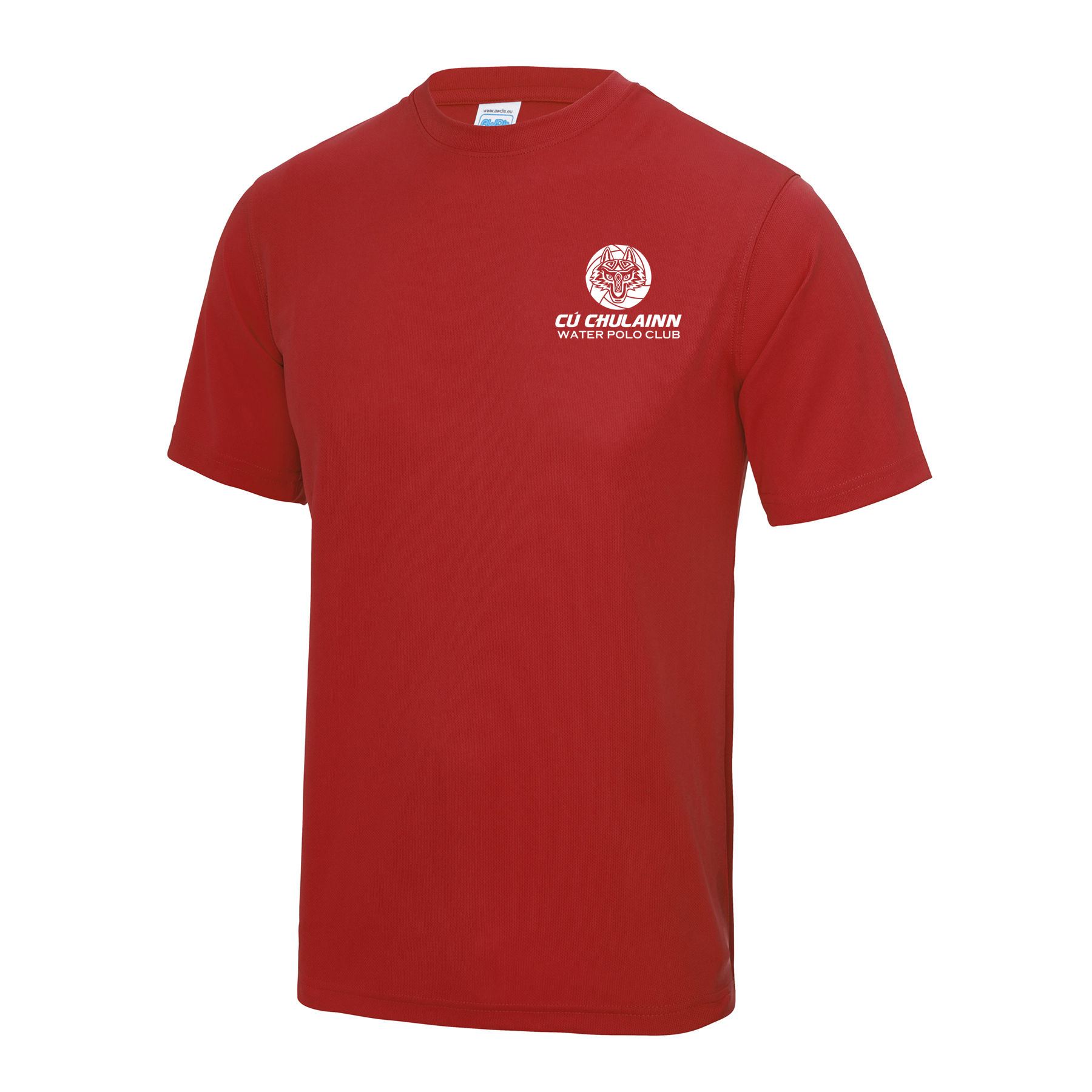 Cu Chulainn Water Polo Club Adults Red Cool T-Shirt