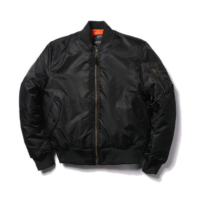 Miniatura: DAFEILI Military MA1 Nylon Padded Windproof Winter White Men Bomber Jacket Quilt