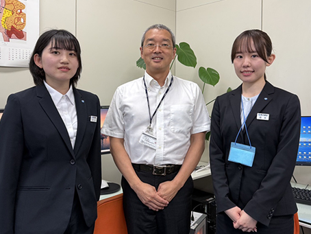 東洋建設に入社したOGが来訪