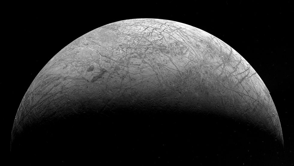 Europa as seen from Voyager 2