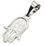 Thumbnail: FINE SILVER HAND OF FATIMA PENDANT
