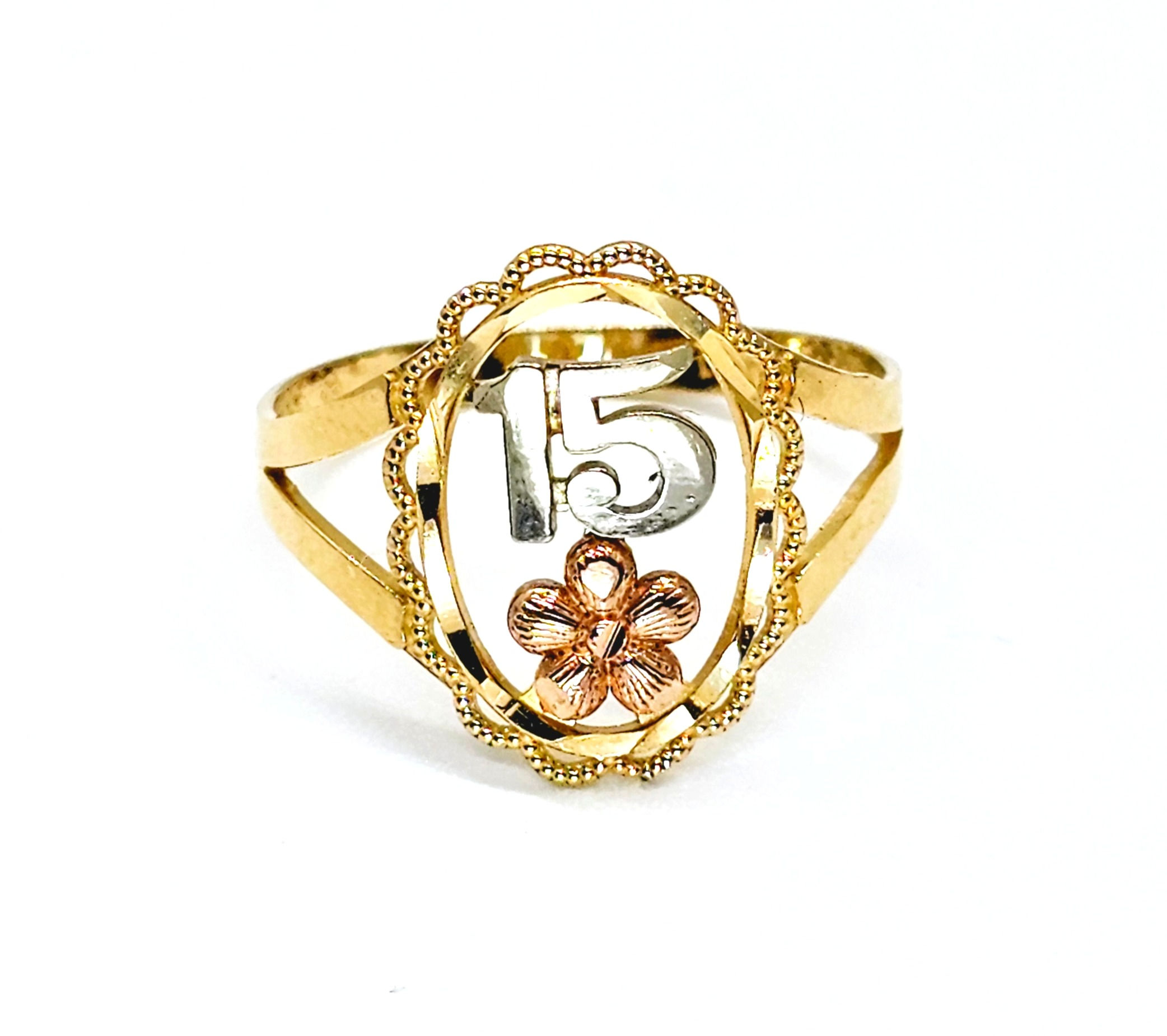 14K 15th Anniversary Ring.