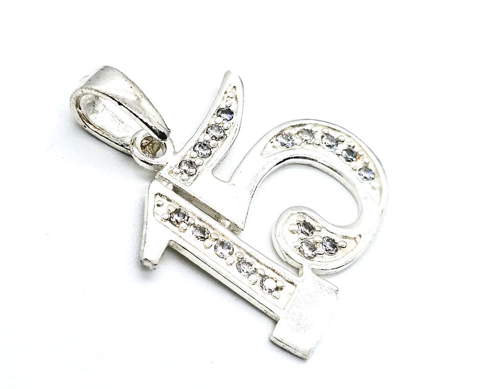 Thumbnail: 15 YEARS FINE SILVER PENDANT