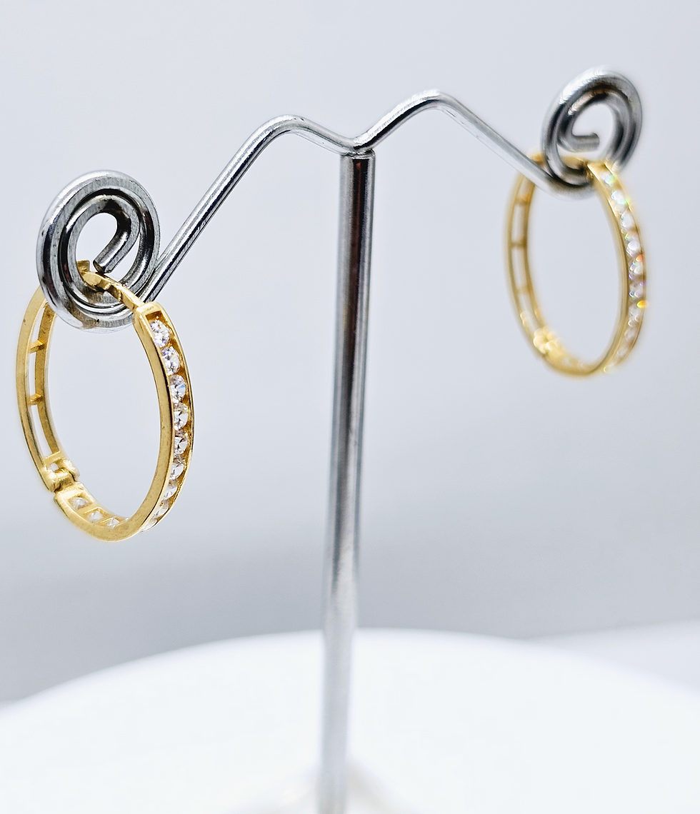 Thumbnail: 14K GOLD EARRINGS.